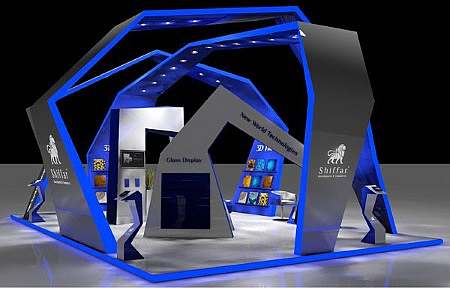 غرفه نمایشگاهی سه بعدی